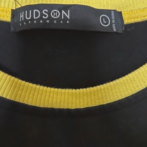 Hudson PUSHERS Bling Studded Red Gold Sweatshirt For men Size L - Picture 4 of 16